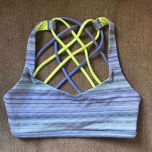 set: Free to be wild bra with matching shorts